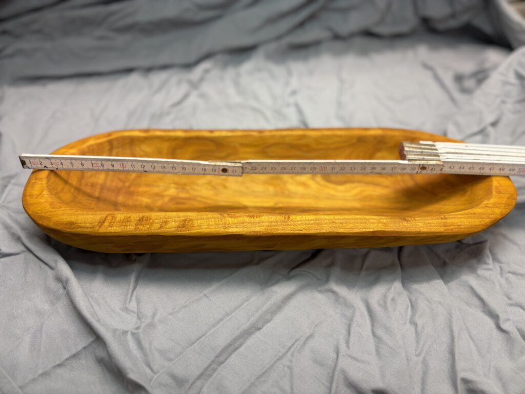 Rustikale Holzschale in Handarbeit gefertigt, Natur, Unikat aus Laubholz